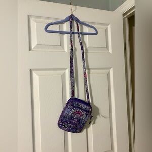 Vera Bradley Purple Paisley Crossbody Bag